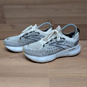 Brooks Gray and White Running Shoes